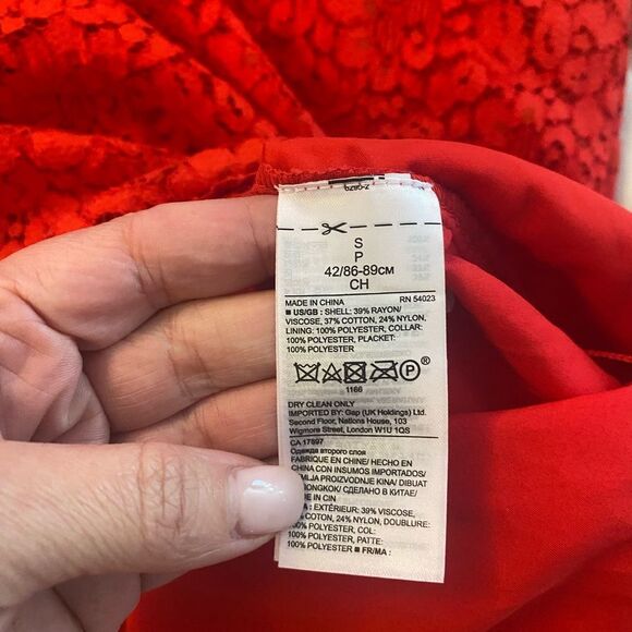 Banana Republic lace red dress, S - Picture 8 of 8